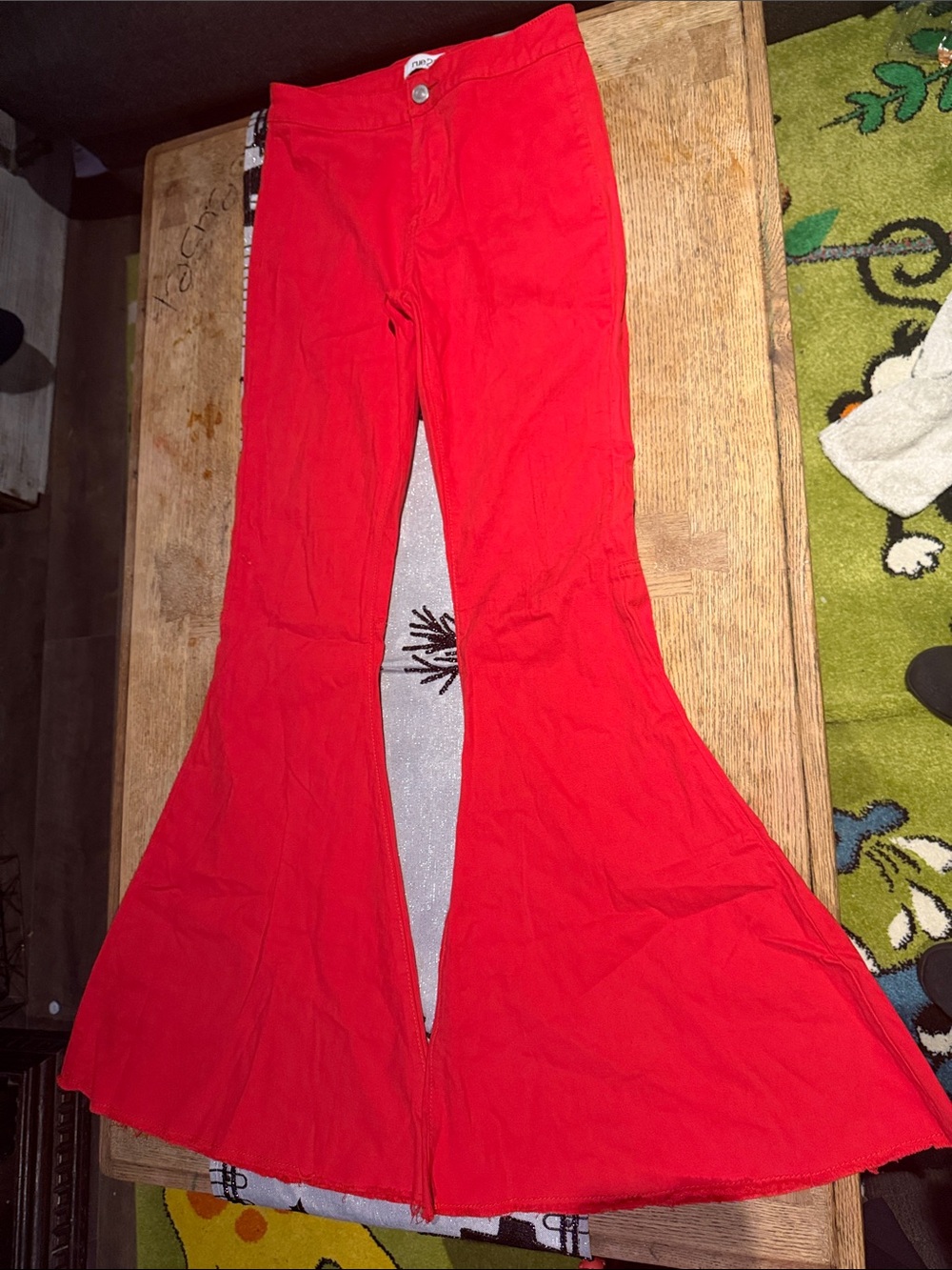 Rue21  Size ( 5 ) Bright Red Flared Jeans